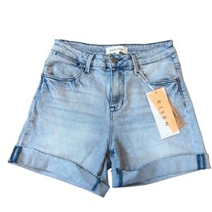 Women's Brand New Risen Light‎ Blue Denim Shorts